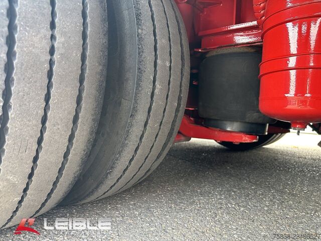 Low loader semitrailer MEUSBURGER MPG-2*hydr. Lenkung*Tiefbett 7100mm*