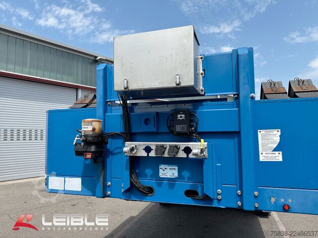 Semitrailer MEUSBURGER MPG-2*hydr. Lenkung*Tiefbett 7100mm*
