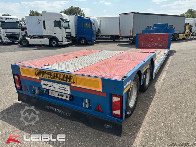 Semitrailer MEUSBURGER MPG-2*hydr. Lenkung*Tiefbett 7100mm*
