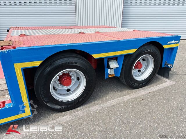 Semitrailer MEUSBURGER MPG-2*hydr. Lenkung*Tiefbett 7100mm*
