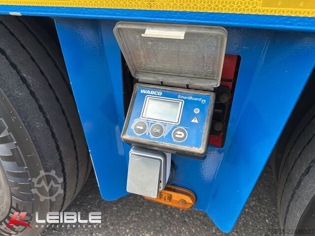 Semitrailer MEUSBURGER MPG-2*hydr. Lenkung*Tiefbett 7100mm*