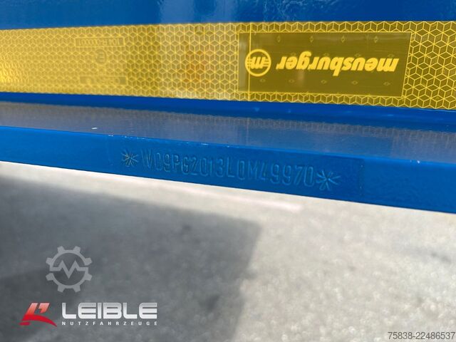 Semitrailer MEUSBURGER MPG-2*hydr. Lenkung*Tiefbett 7100mm*
