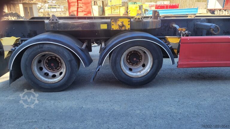 Skip loader trailer Hüffermann HMA 24/24 2 x ASK Liftachse