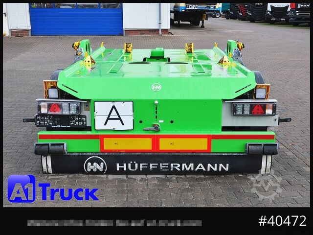 Hooklift trailer Hüffermann HTM 14.35, Ansetzanhänger, City, Safetyfix TÜV 08/20207