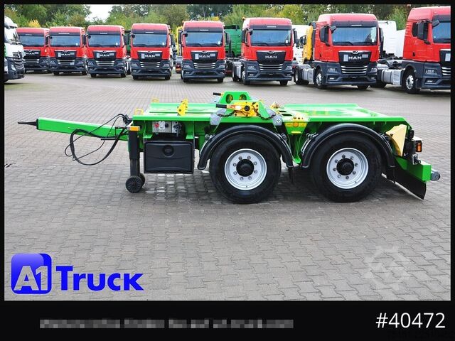 Hooklift trailer Hüffermann HTM 14.35, Ansetzanhänger, City, Safetyfix TÜV 08/20207