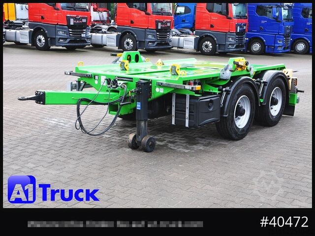 Hooklift trailer Hüffermann HTM 14.35, Ansetzanhänger, City, Safetyfix TÜV 08/20207