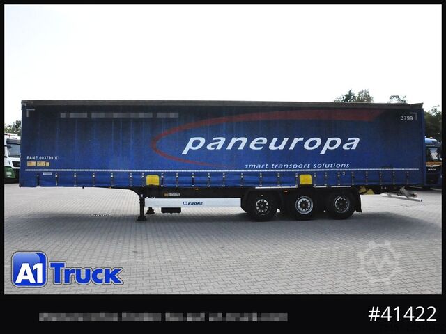 Open semitrailer with tarp KRONE SD, Tautliner, Coilmulde, Standard,