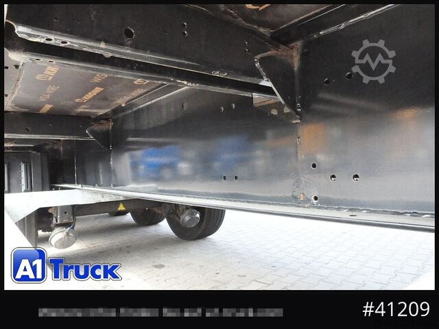 Open semitrailer with tarp KRONE SD, Getränke, Safe Curtain, LBW, Lenkachse,
