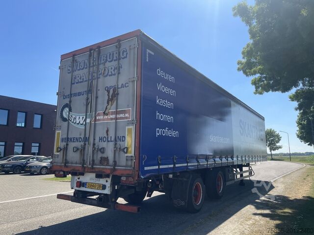 Curtain sided Pacton T2-001 Kooiaap / BPW Axles / Steering / Drumbra...