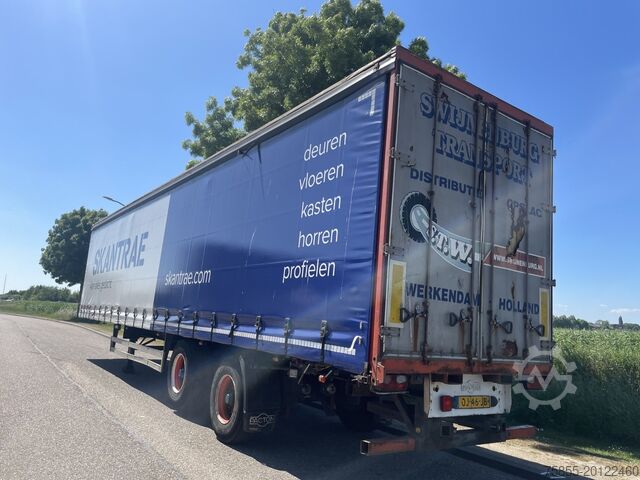 Curtain sided Pacton T2-001 Kooiaap / BPW Axles / Steering / Drumbra...