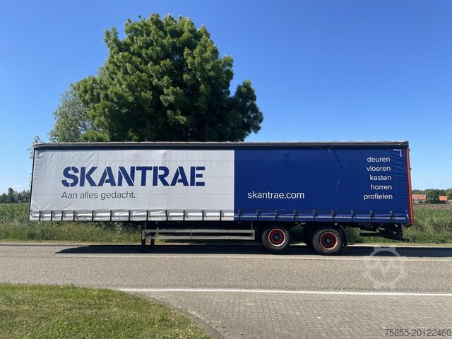 Curtain sided Pacton T2-001 Kooiaap / BPW Axles / Steering / Drumbra...