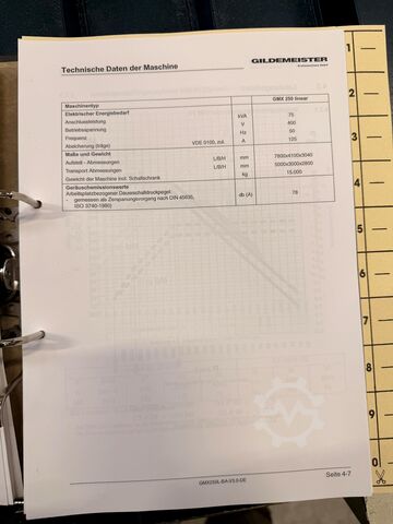 CNC Dreh- und Fräszentrum DMG GILDEMEISTER GMX 250 LINEAR