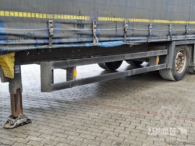 Open semitrailer with tarp Schmitz Cargobull Curtainsider Mega