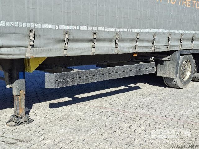 Open semitrailer with tarp Schmitz Cargobull Curtainsider Mega