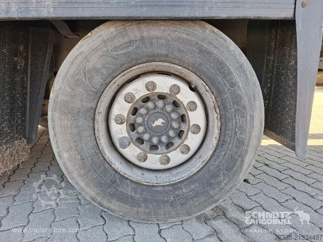 Open semitrailer with tarp Schmitz Cargobull Curtainsider Mega