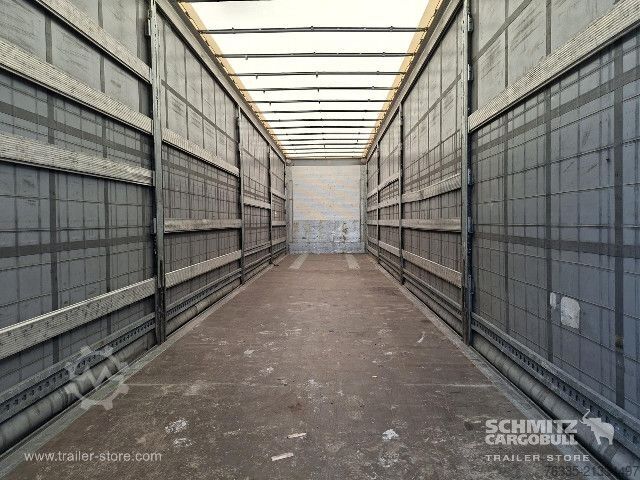 Open semitrailer with tarp Schmitz Cargobull Curtainsider Mega