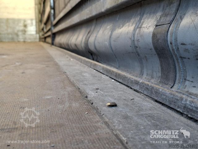 Open semitrailer with tarp Schmitz Cargobull Curtainsider Mega