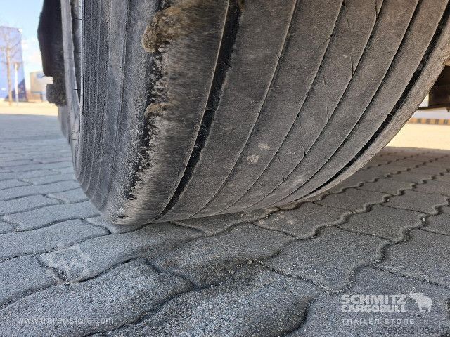 Open semitrailer with tarp Schmitz Cargobull Curtainsider Mega