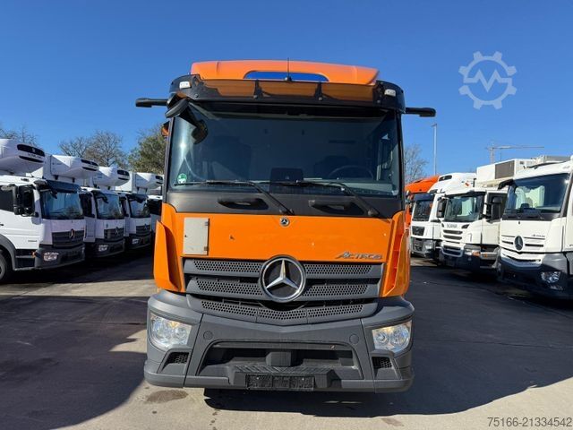 Flatbed truck with tarp MERCEDES-BENZ ACTROS 1832 L Pritsche/Plane 7,20 m LBW 1,5 T