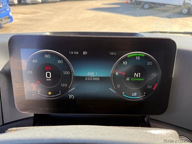 Flatbed truck with tarp MERCEDES-BENZ ACTROS 1832 L Pritsche/Plane 7,20 m LBW 1,5 T