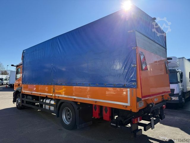 Flatbed truck with tarp MERCEDES-BENZ ACTROS 1832 L Pritsche/Plane 7,20 m LBW 1,5 T