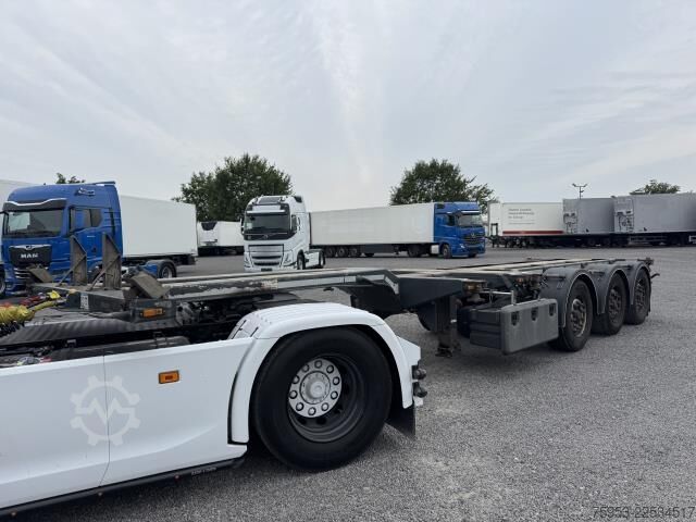 Swap body semitrailer D-Tec VCC-01/FT-LS-S Flexitrailer Mittel- & Heckausschub