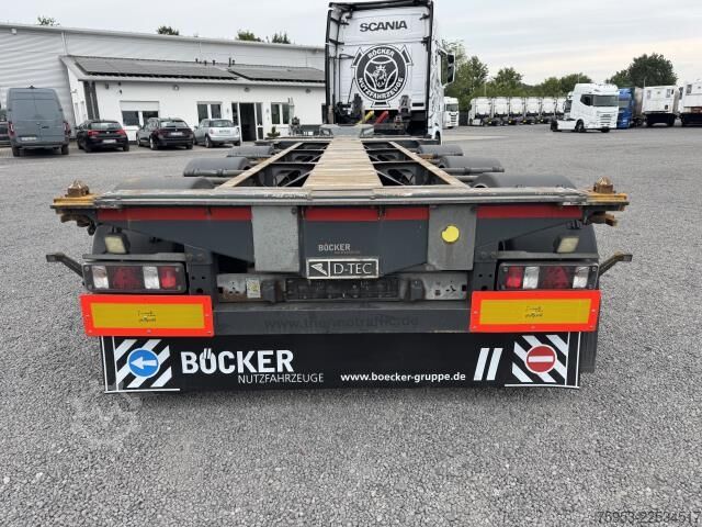 Swap body semitrailer D-Tec VCC-01/FT-LS-S Flexitrailer Mittel- & Heckausschub