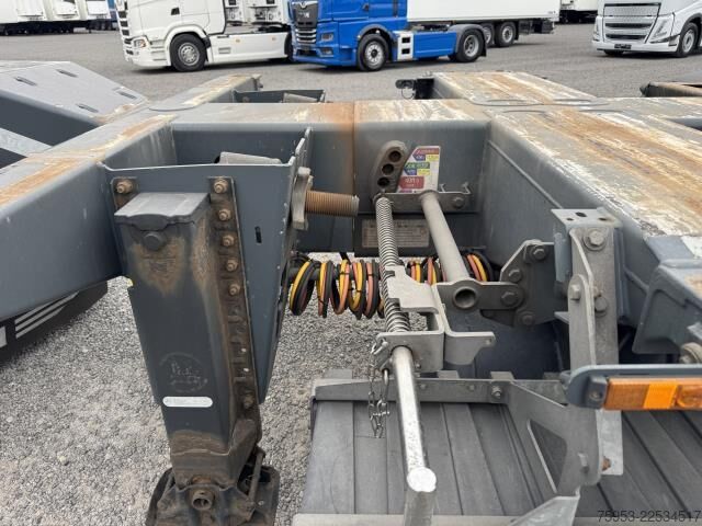 Swap body semitrailer D-Tec VCC-01/FT-LS-S Flexitrailer Mittel- & Heckausschub