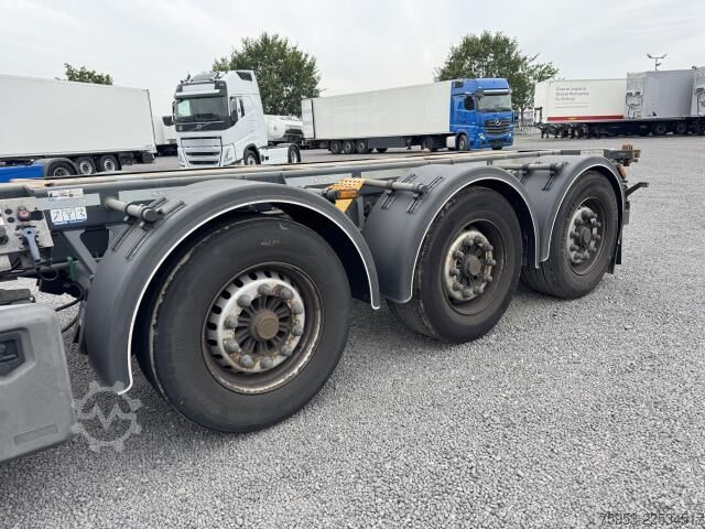 Swap body semitrailer D-Tec VCC-01/FT-LS-S Flexitrailer Mittel- & Heckausschub
