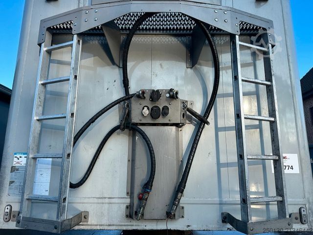 Auflieger mit Walkingfloor KNAPEN K100 Schubboden mit Liftachse 93m³