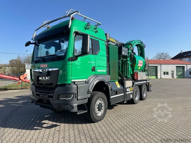 Spezial-LKW MAN TGS 33.520 6x6 / ChipperTruck / Jenz HEM 593 R