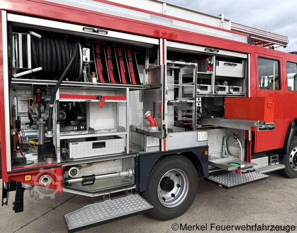 Fire truck MAN LE Allrad Doka 14285 Feuerwehr HLF 20/16 Allrad Ziegler