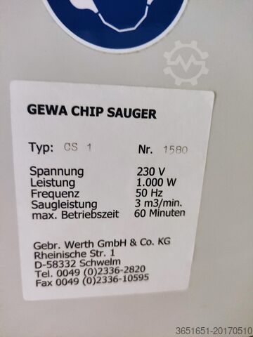 Chip extractor GEWA CS1