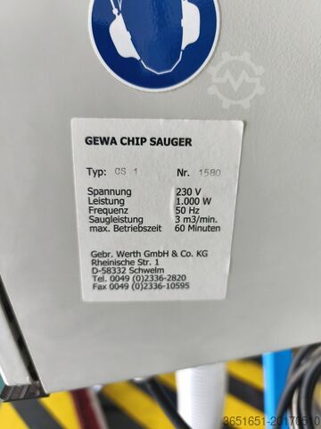 Packaging chips extractor or blower GEWA CS1