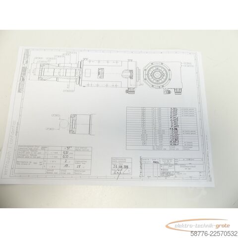 Component Weiss 178377 Schleifspindel 21kw / 7000 U/min = 0002    !