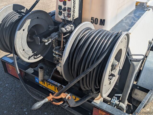 High-pressure flushing and cleaning trailer Rioned B.V., Tilburg (NL) UniJet