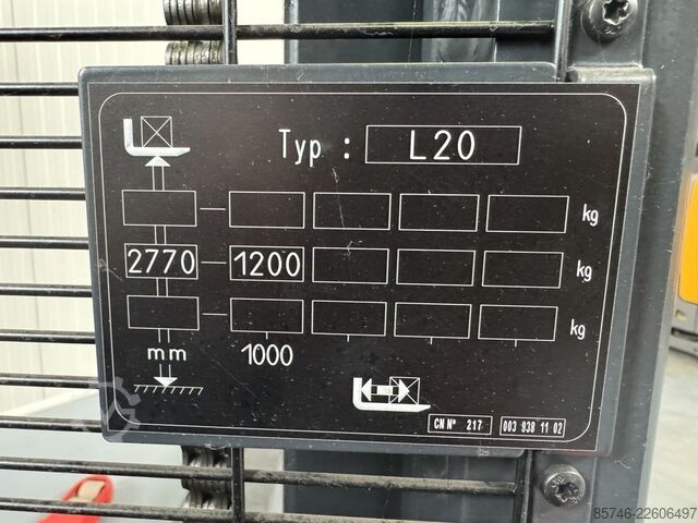 L 20 wie abgebildet (1173) NEU / Unbenutzt !! LINDE L 20 as  ( 1173 ) NEW / Unused !!