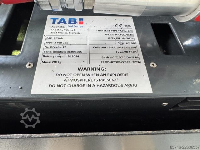LWE 160 * Atex EX * Miretti 2G / Z1 * NEUE Batterie !! BT LWE 160 * Atex EX * Miretti 2G / Z1 * NEW battery !!