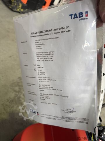 LWE 160 * Atex EX * Miretti 2G / Z1 * NEUE Batterie !! BT LWE 160 * Atex EX * Miretti 2G / Z1 * NEW battery !!