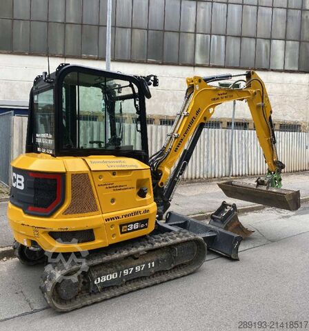 Mini excavator JCB 36 C1 Diesel 3,6t +3 Löffel
