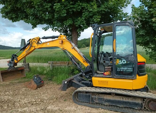 Mini excavator JCB 50 Z2 Diesel 5t + 3 Löffel
