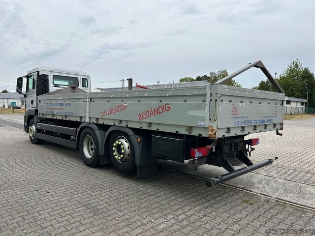 LKW mit Pritsche (offen) MAN TGS 26.320 / 6x2 / Lift Lenk / Stahltransporte