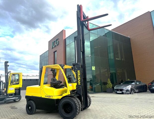 Four-wheel forklift Hyster H 5.0 FT / Container version / New price