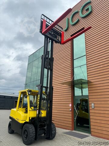 4-wheel forklift Hyster H 5.0FT/Positioner+sideshift/ 3662 hours