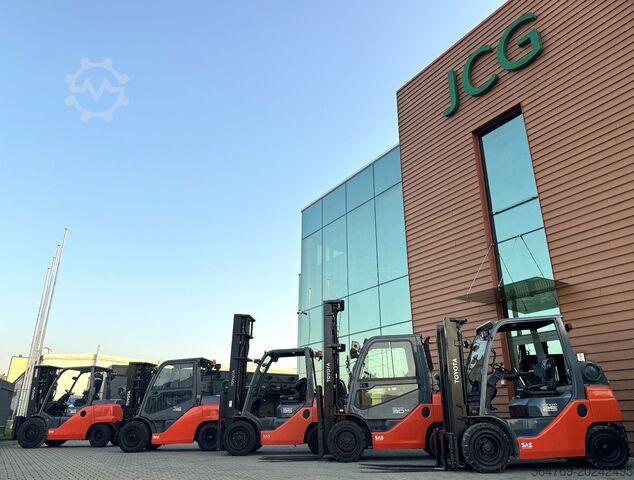 4-wheel forklift Hyster H 5.0FT/Positioner+sideshift/ 3662 hours