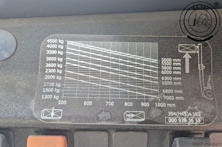 Diesel forklift Linde H45D 394-02 EVO