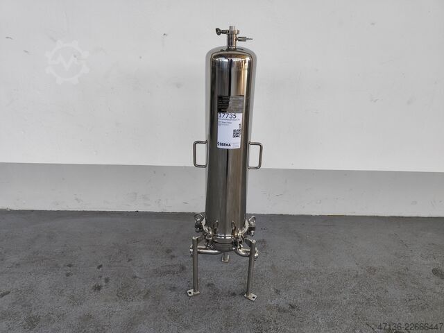 Kerzenfiltergehäuse 3 x 30" SUS304 NORDFILTER Kerzenfilter 3 Kerzen 3 hoch