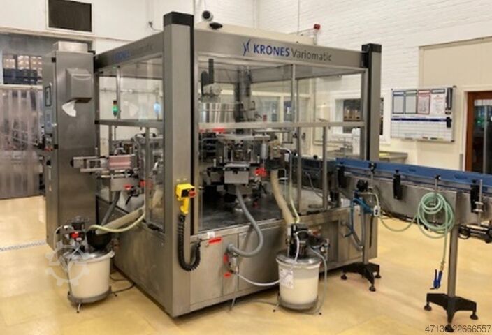 Filling line for glass bottles with ROPP cap Fimer, Kettner, Krones, Arol 