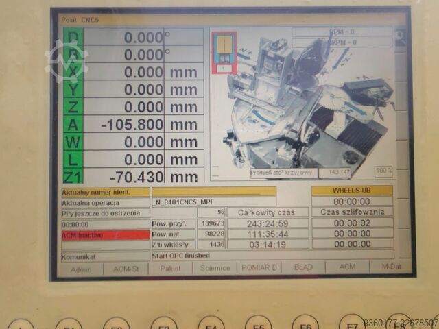 HW blade sharpening machine with loader Walter Woodtronic CNC5d