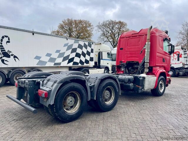Fahrgestell mit Fahrerhaus Scania R580 V8 6x4, RETARDER, 614915 km FULL SPRING! ...
